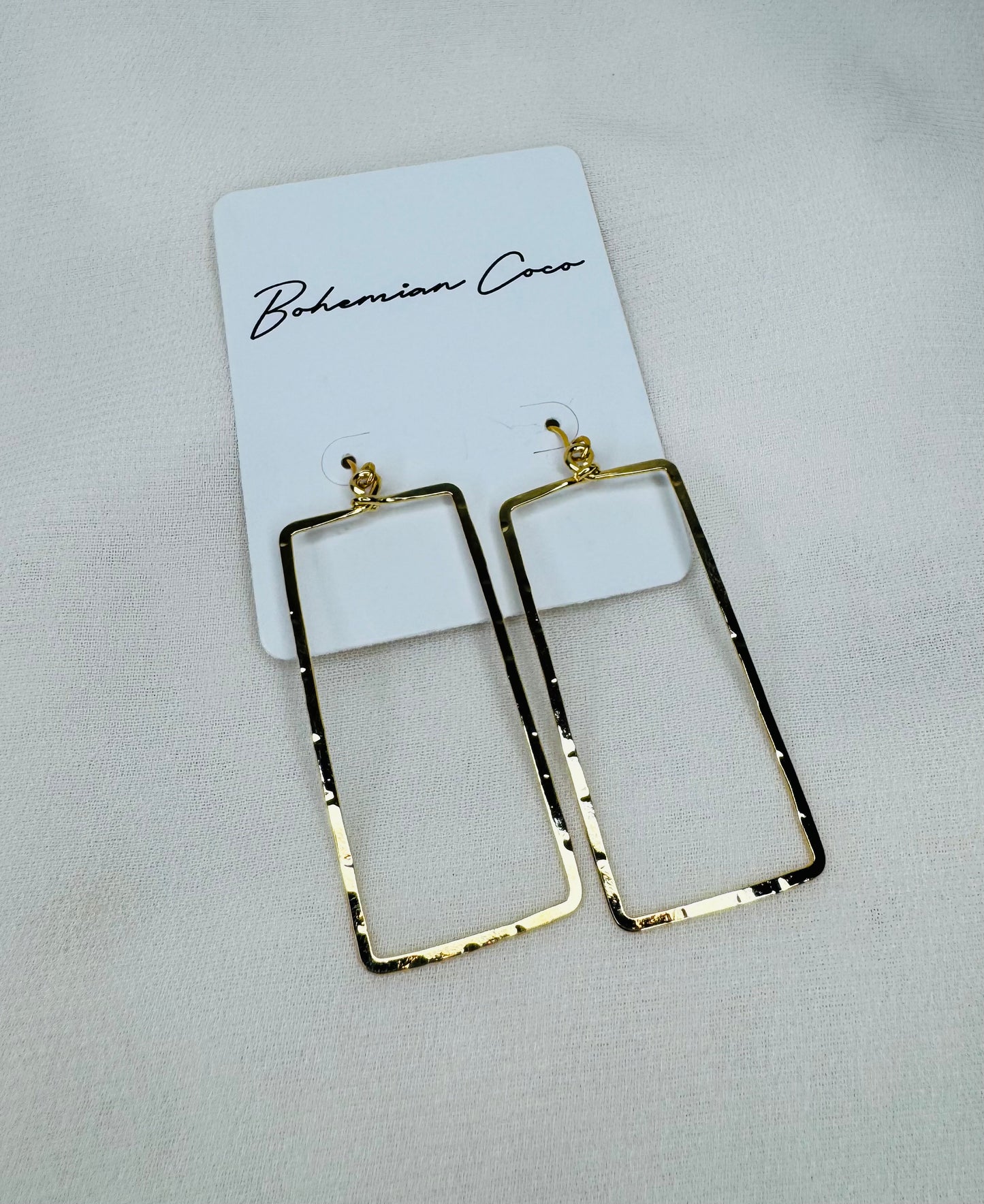 Rectangle Dangle Earrings