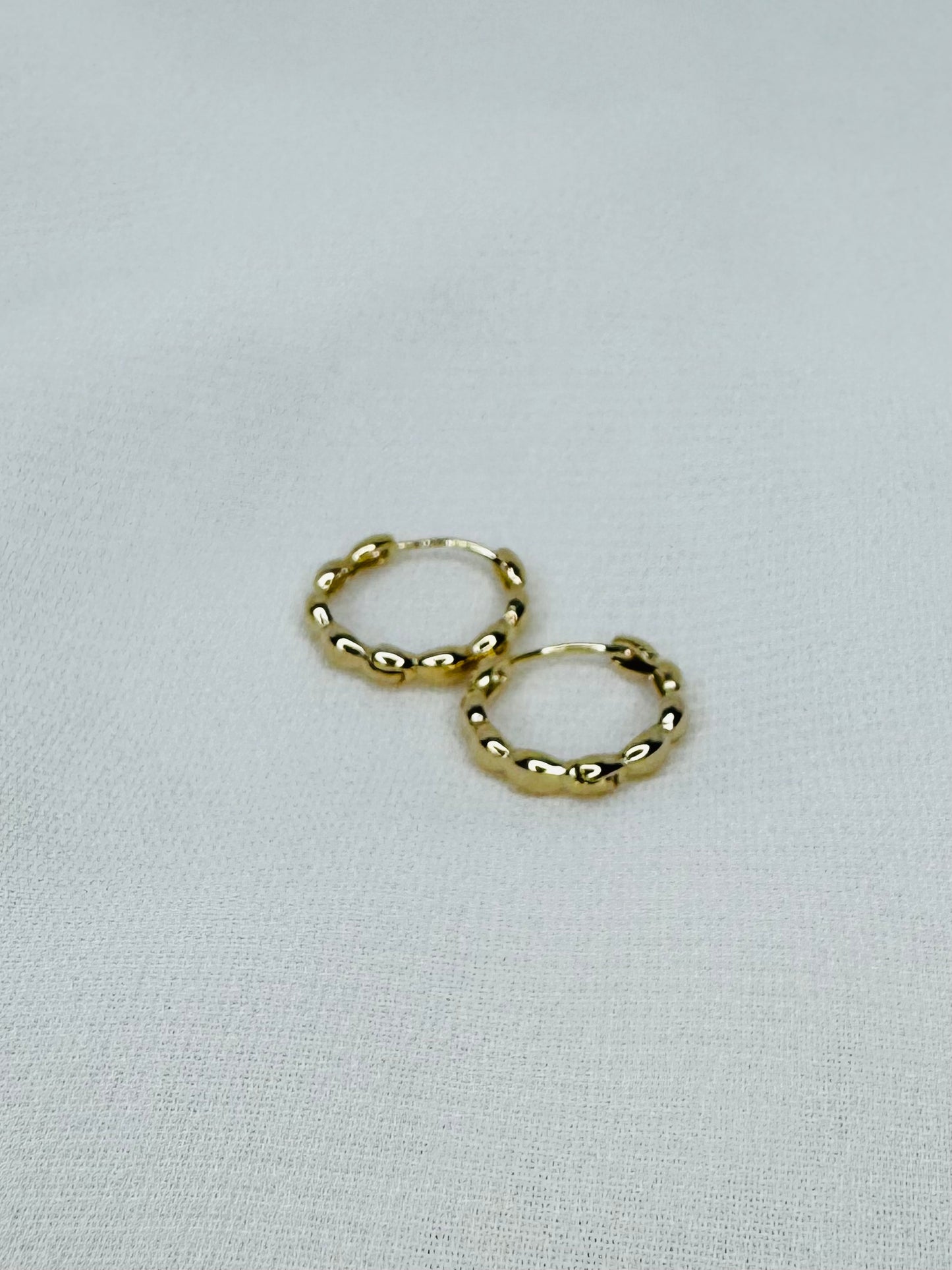 Mini Bead Hoops