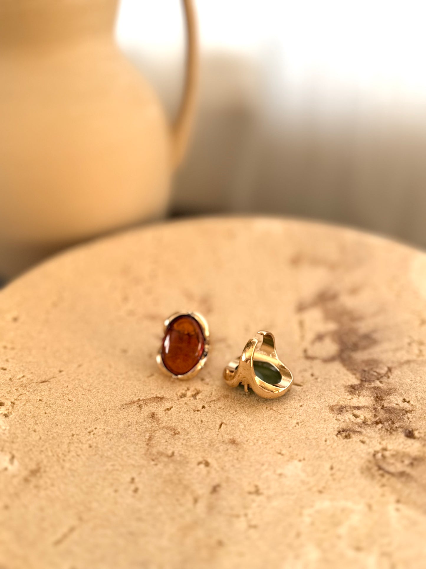 Golden Era Oval Resin Ring