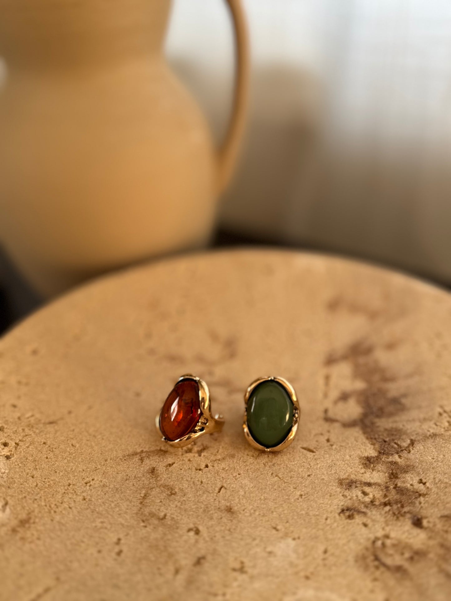 Golden Era Oval Resin Ring