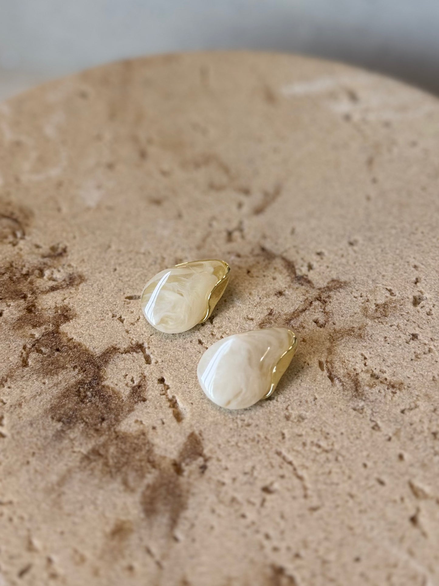 Tear Drops of Resin Earrings