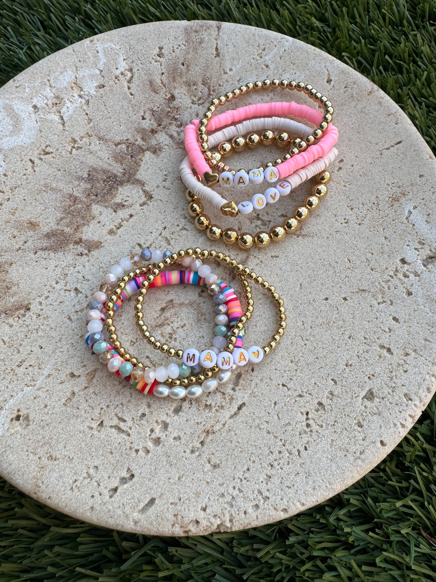 Mama Love Bracelet Stack