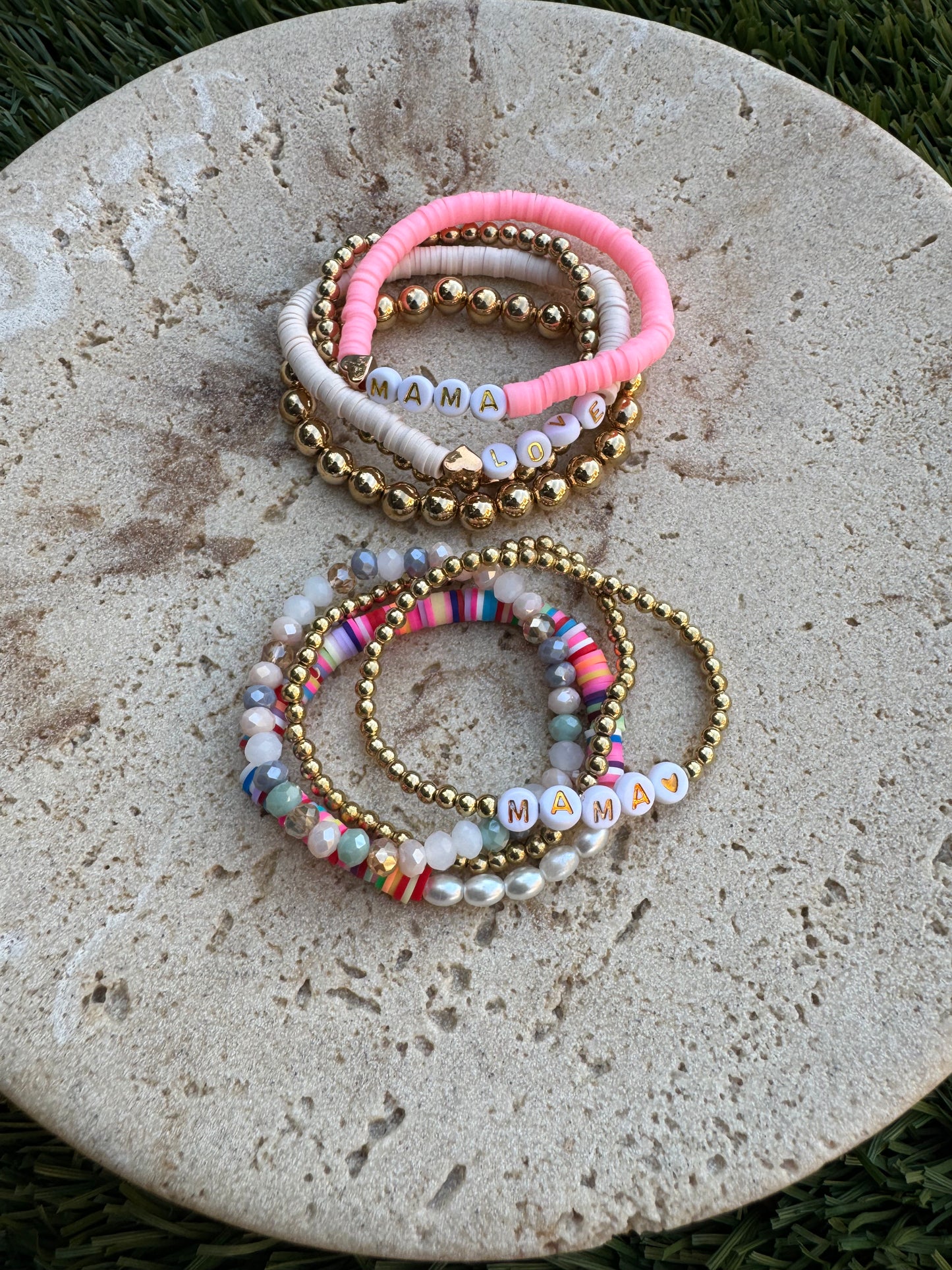 Mama Love Bracelet Stack
