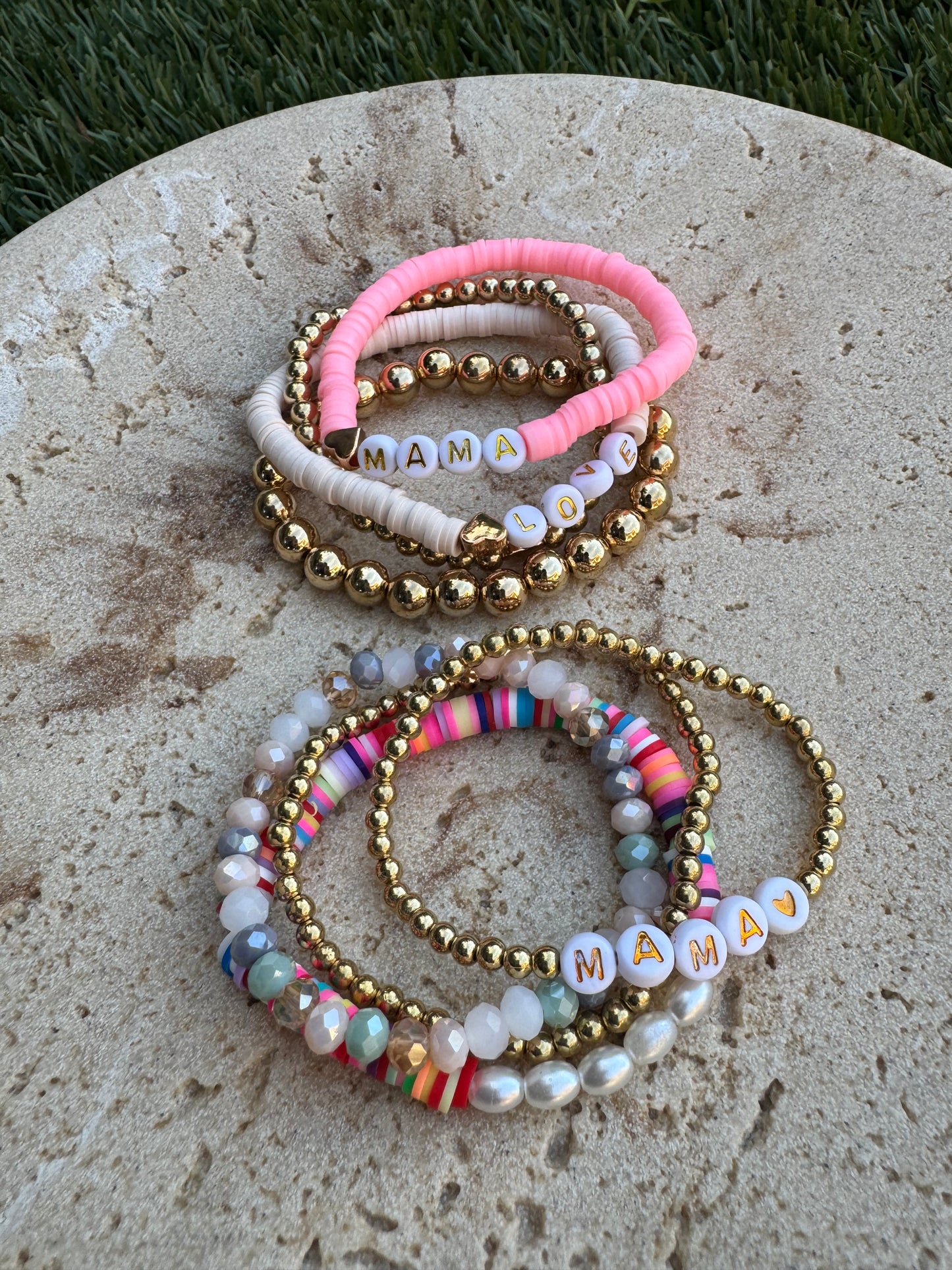 Mama Love Bracelet Stack