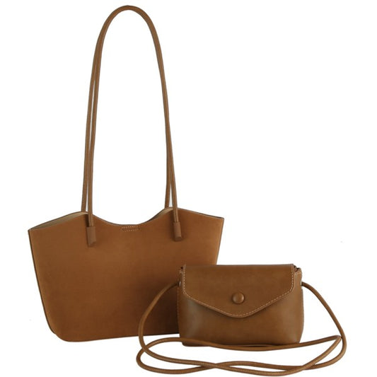Emmy Suede Shoulder Bag