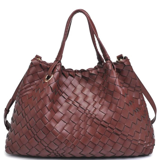 Natalie Woven Tote Bag