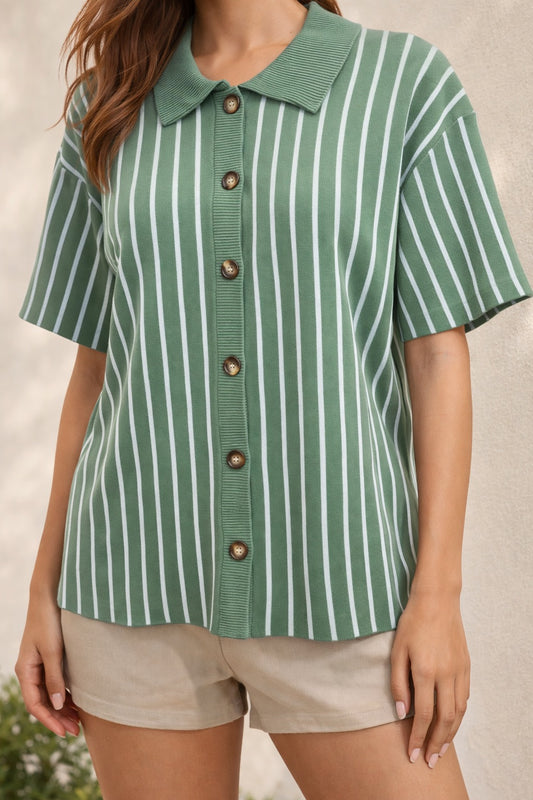 Parkside Stripe Polo Top
