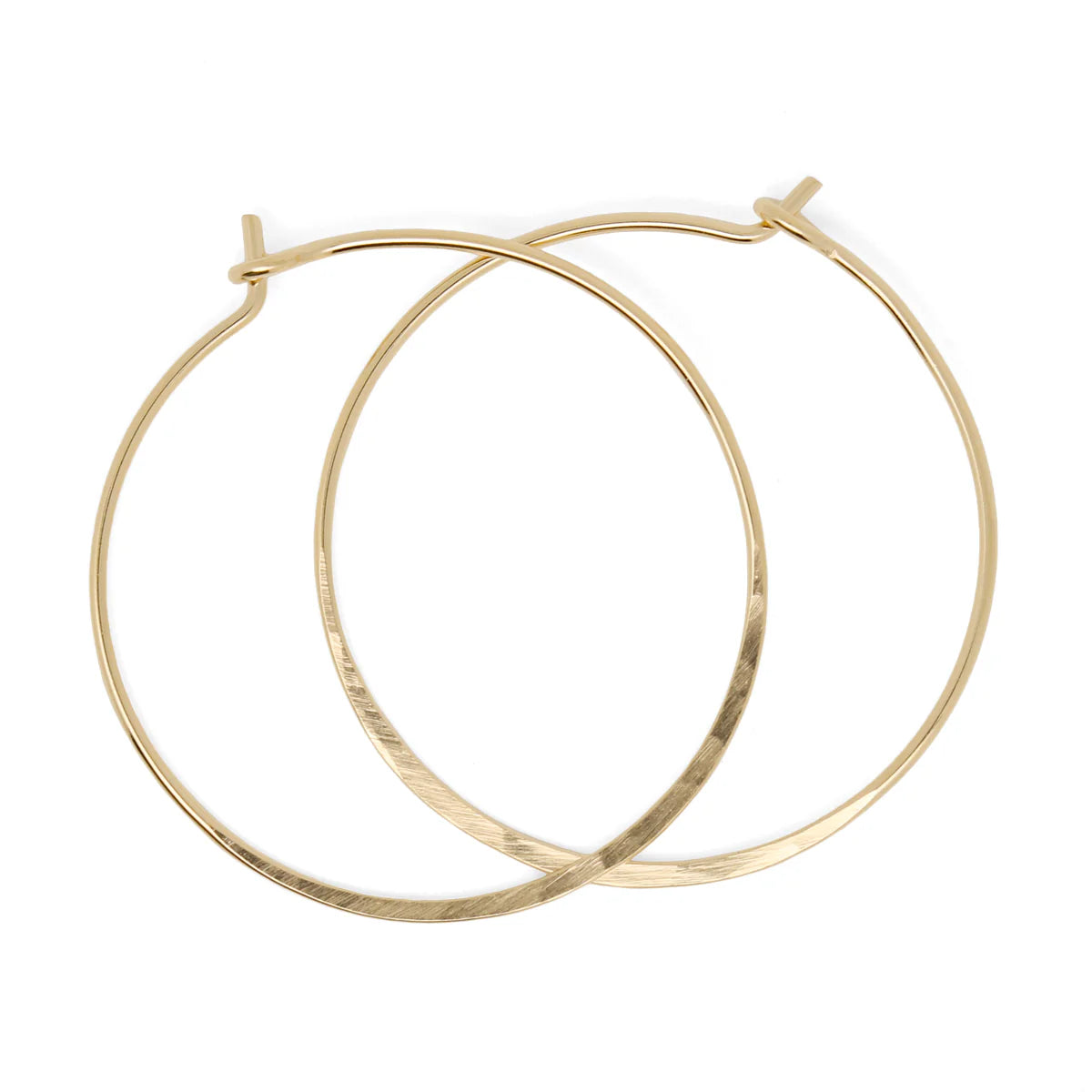 Medium Gold Filled Hoops
