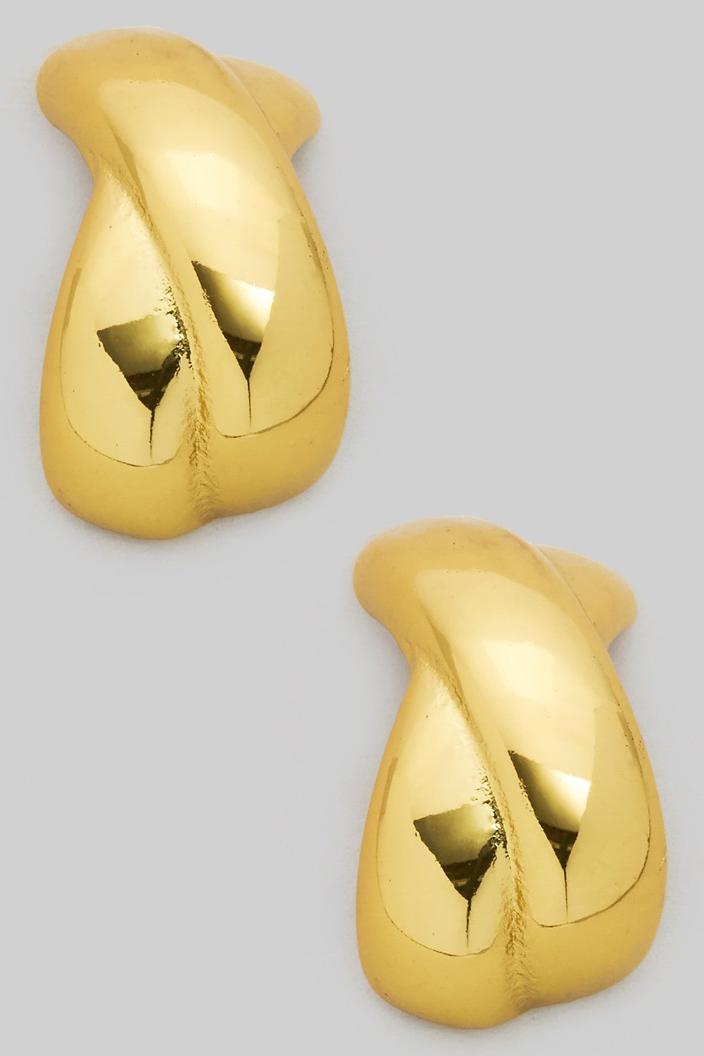 Modern Muse Curved X Earrings