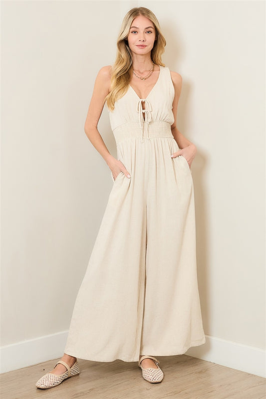 The Riviera Linen Jumpsuit