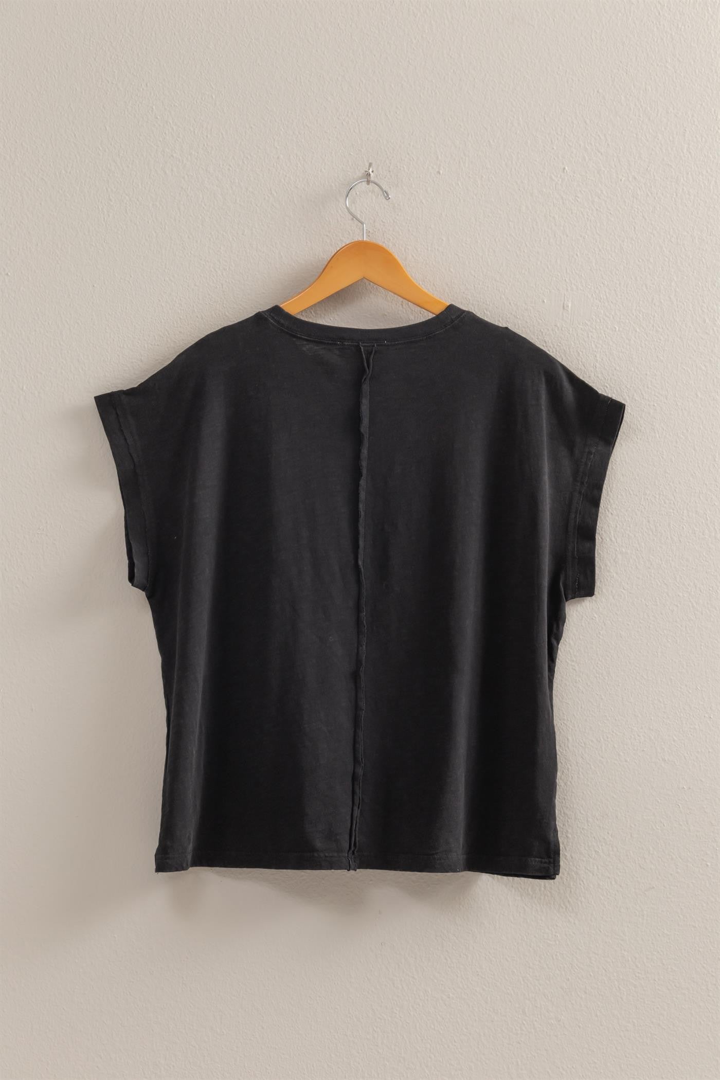 Here Now Boxy Washed Tee