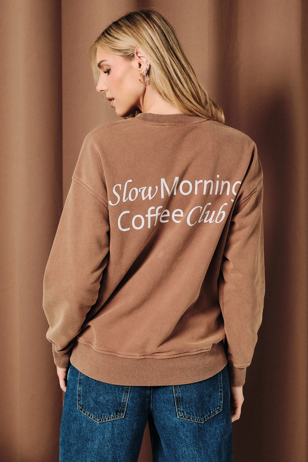 Slow Morning Coffee Club Sweatshirt