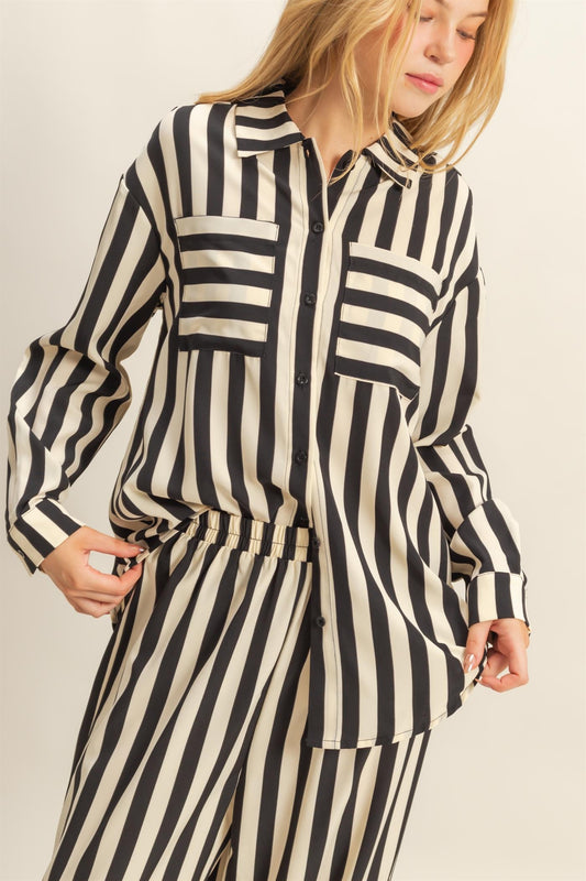 Quiet Confidence Stripe Shirt