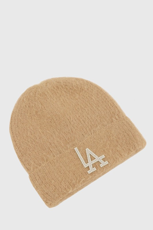 Cozy La Logo Beanie