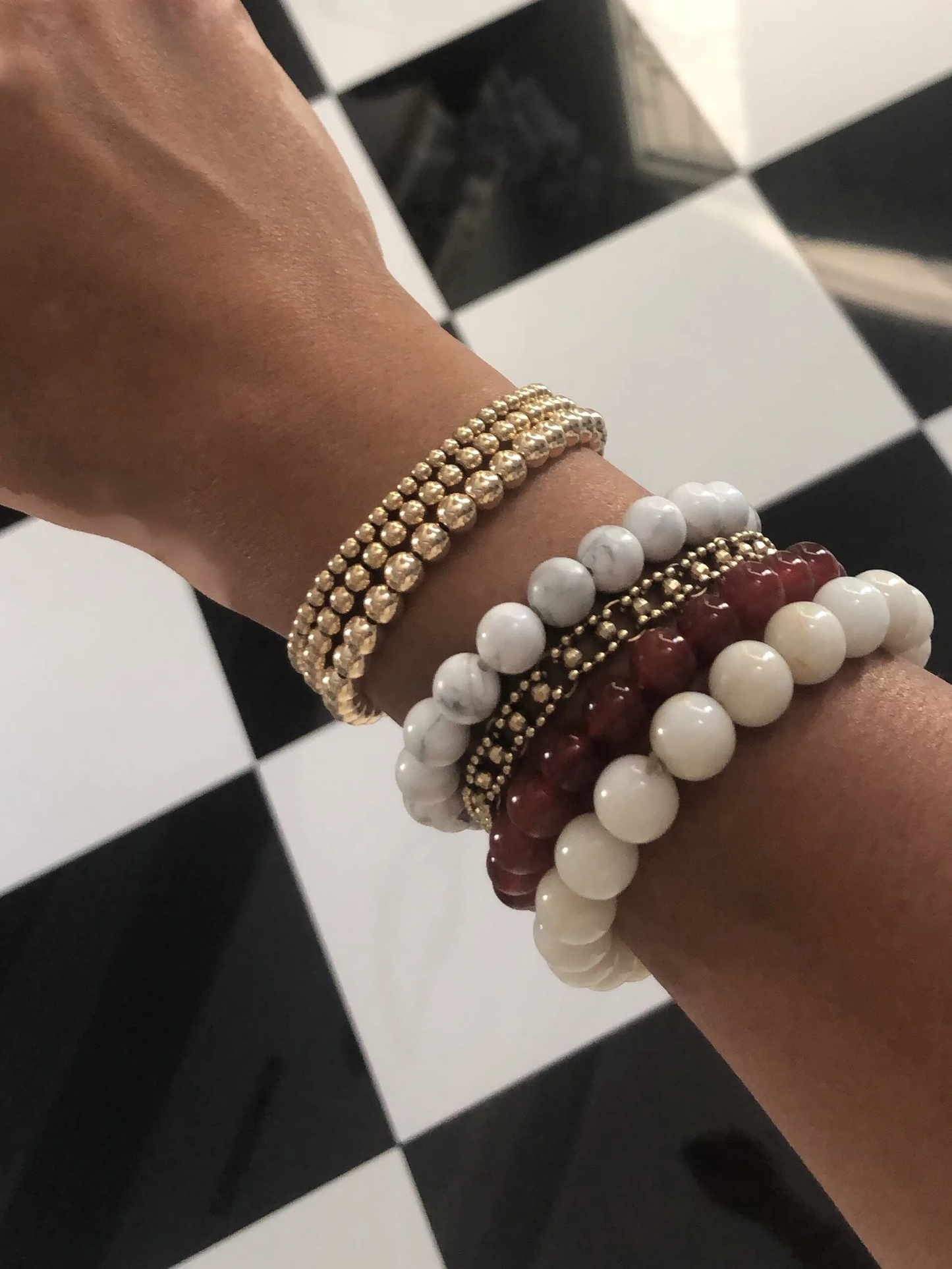 Coco's Beaded 14K Gold Filled Bracelet