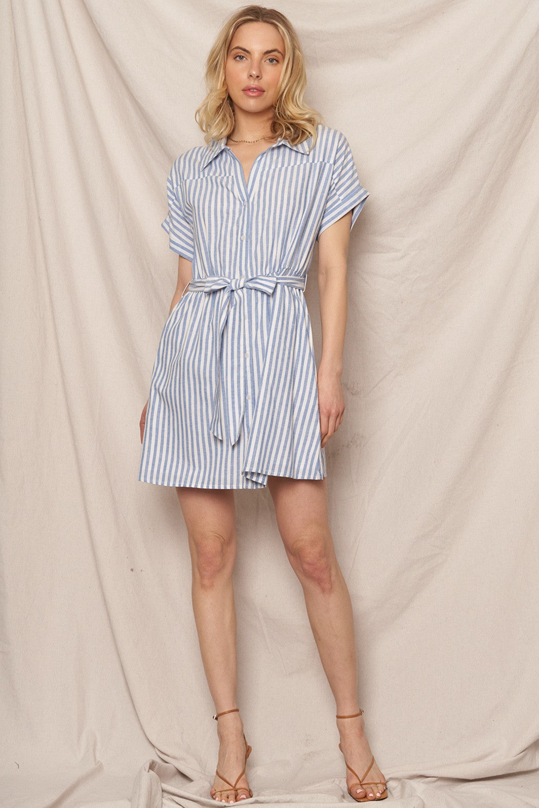 Seaside Stroll Shirt Dress