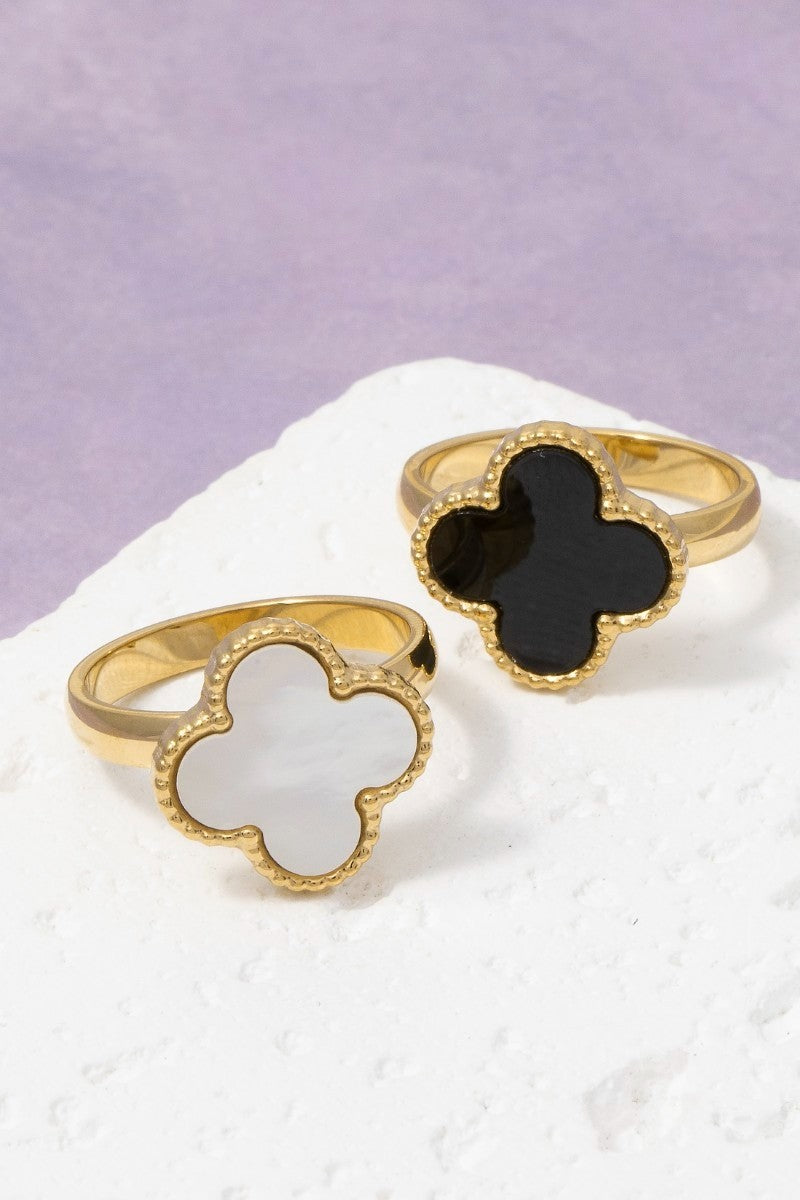 Statement Clover Ring