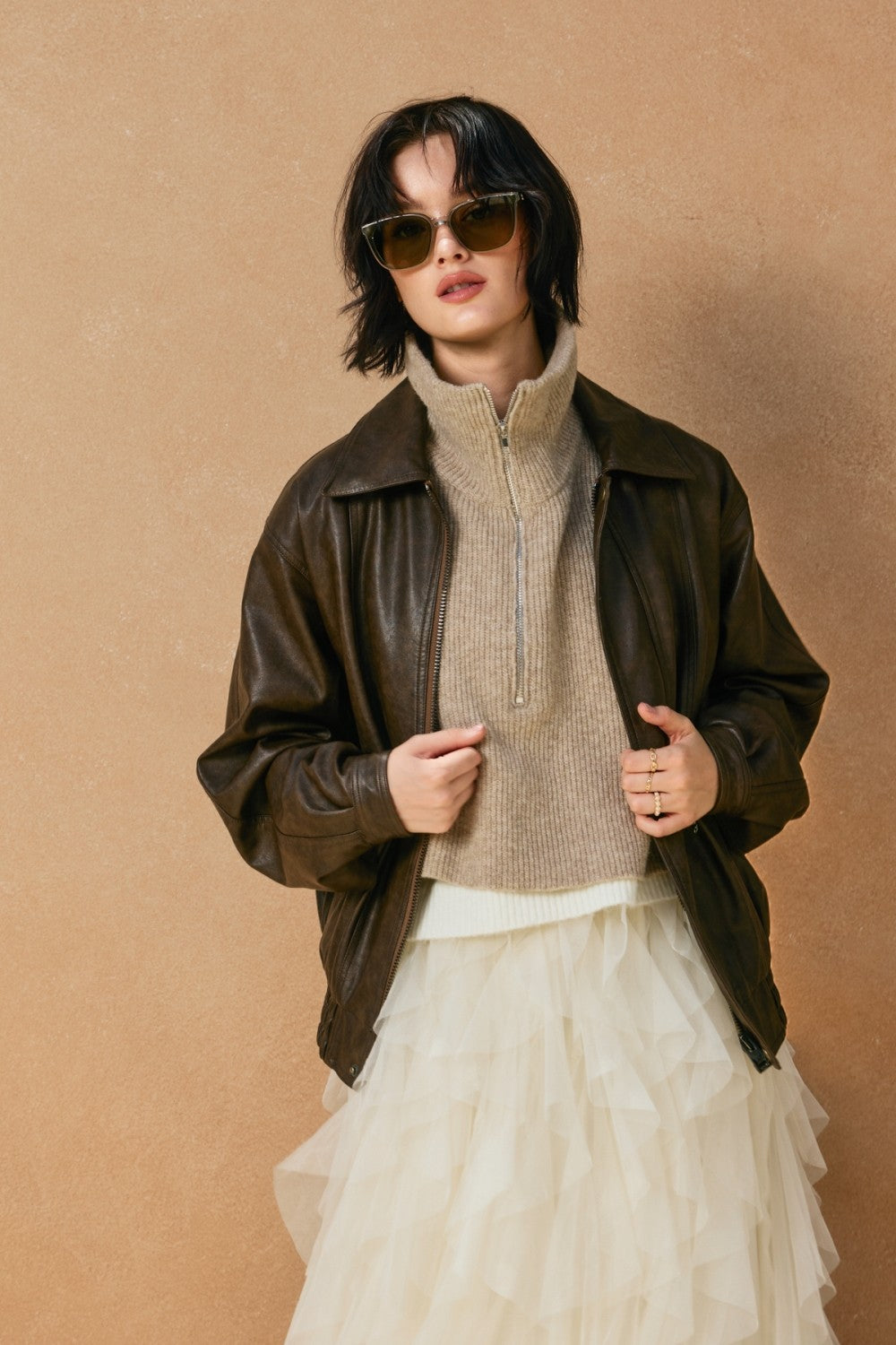 Dark Roast Leather Jacket