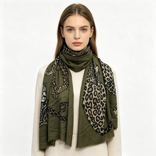 Olive Safari Scarf