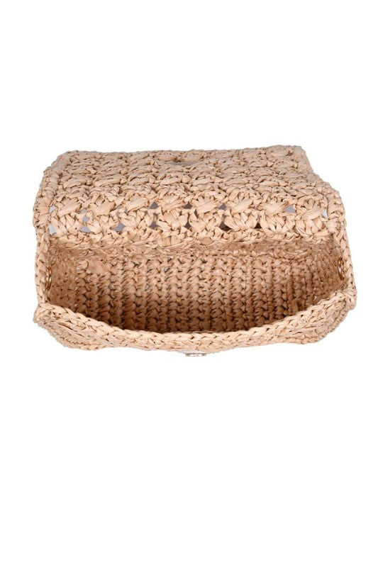 Starfish Woven Clutch
