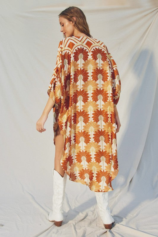 Golden Age High Slits Kimono