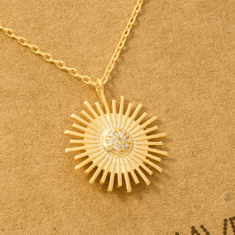 Sunbeam Glow Charm Necklace