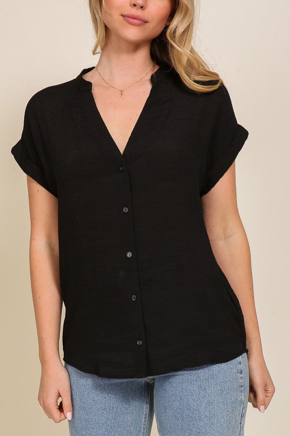 Eclipse Button Down Blouse