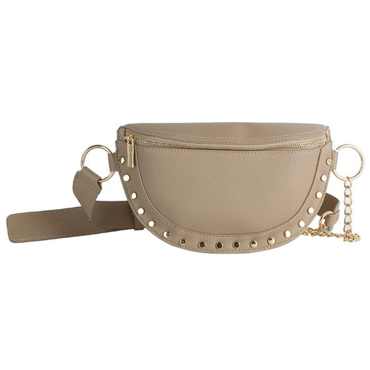 Casual Studded Belt Bag