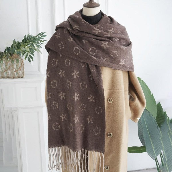 Oversized Luxe Printed Scarf