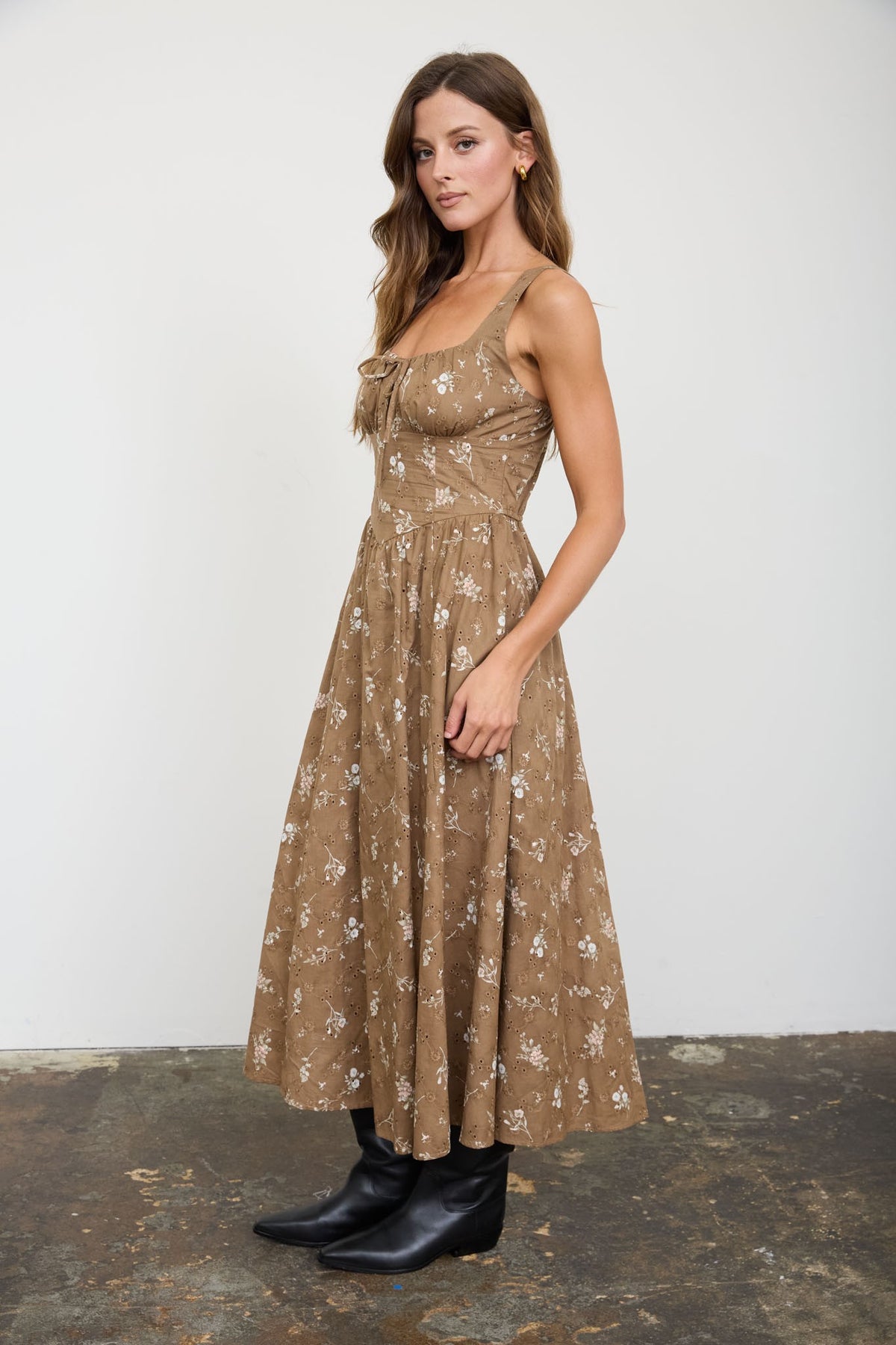 Cora Corset Midi Dress