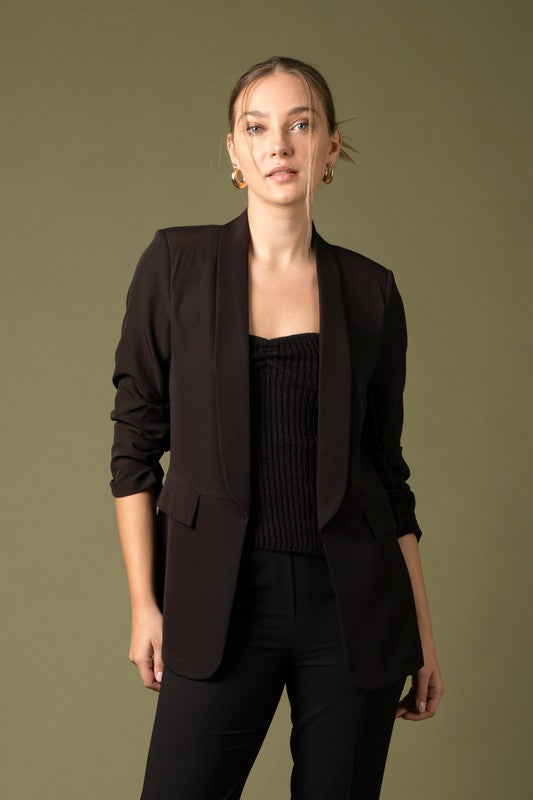 Winter Eclipse Black Blazer