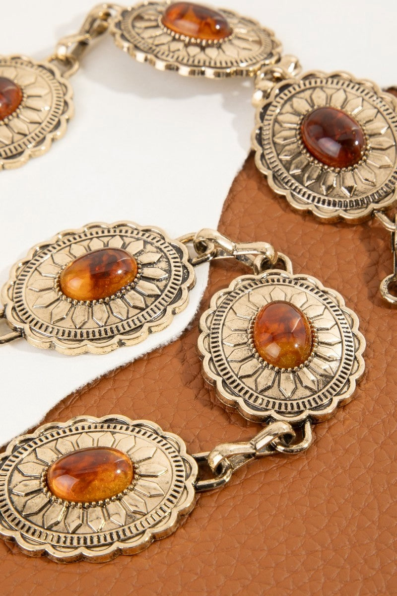 Western Ember Oval Belt