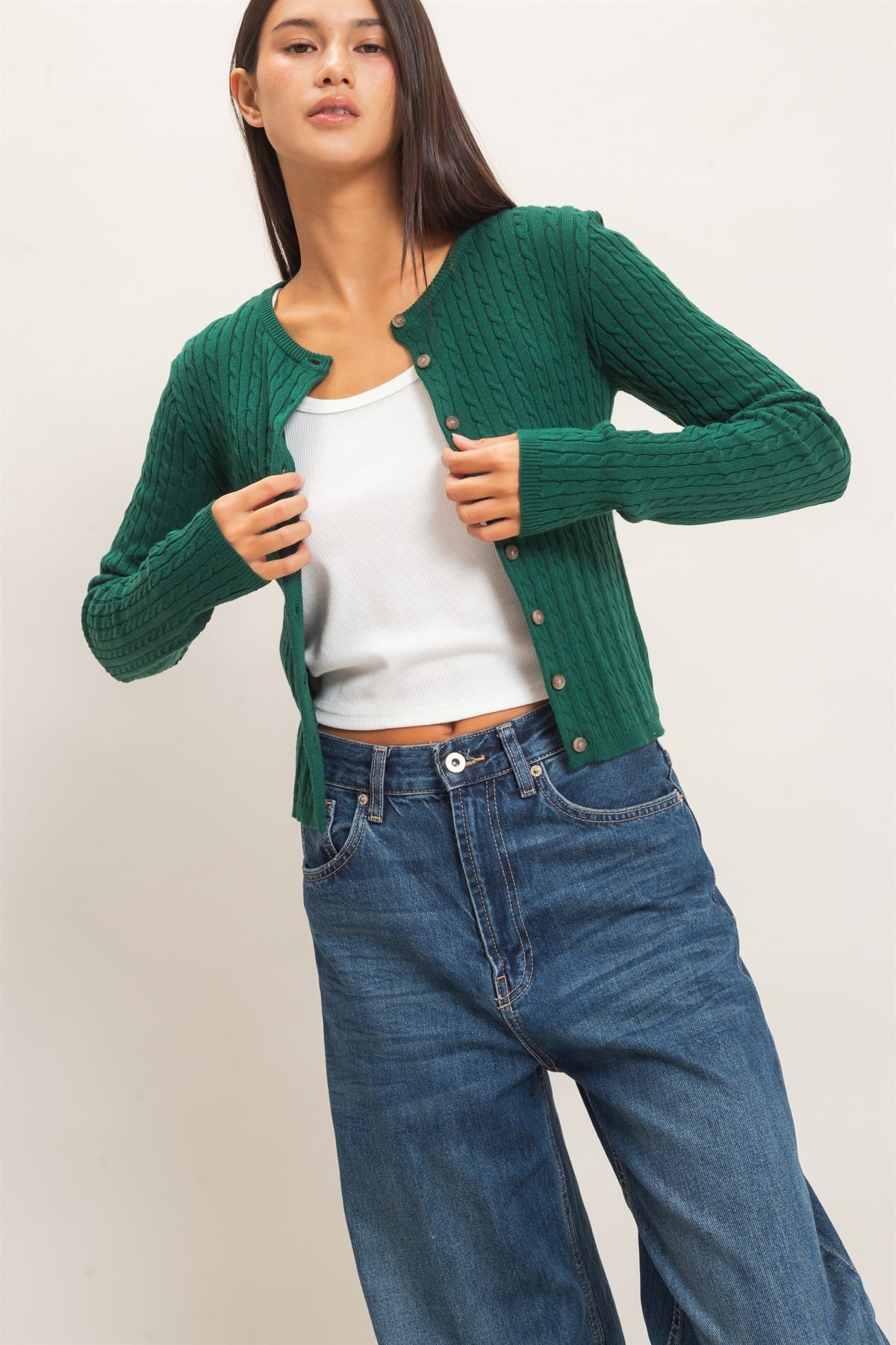 Oakley Cable Knit Cardigan