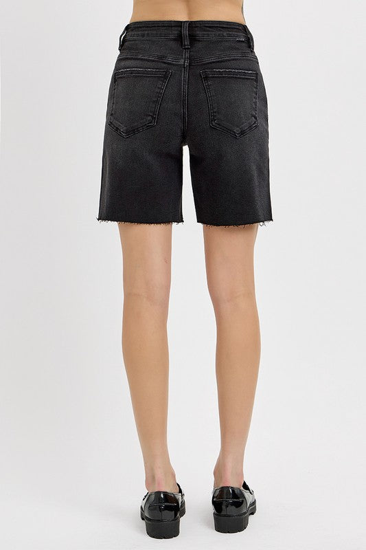 Risen Tummy Control High Rise Mid Length Shorts