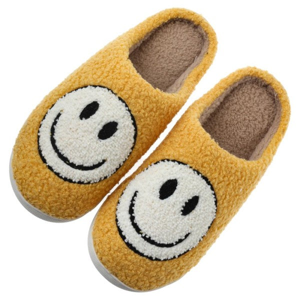 All Smiles Fluffy Slippers