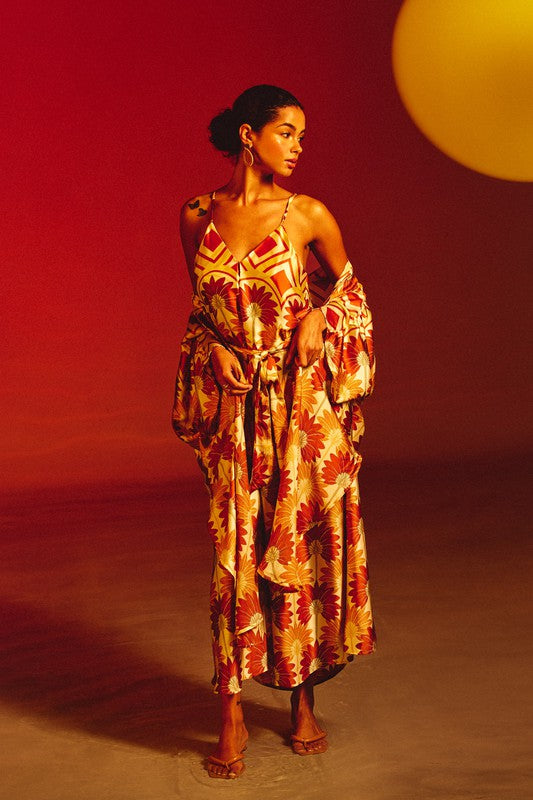 Golden Age High Slits Kimono