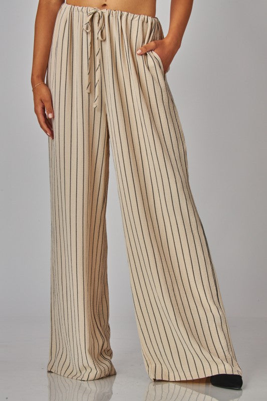 Valencia Tailored Pinstripe Pants