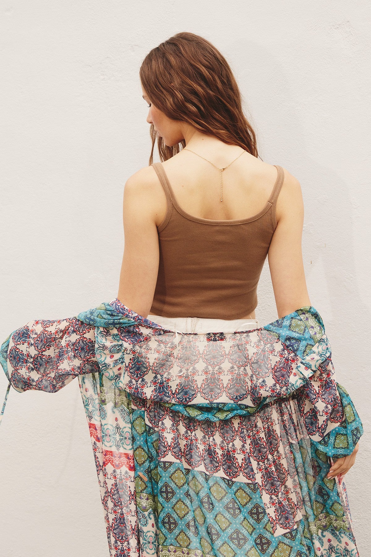 Cinnamon Ribbed Tank