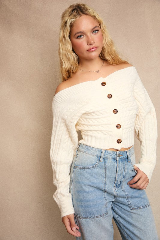 Angel Drape Sweater Top