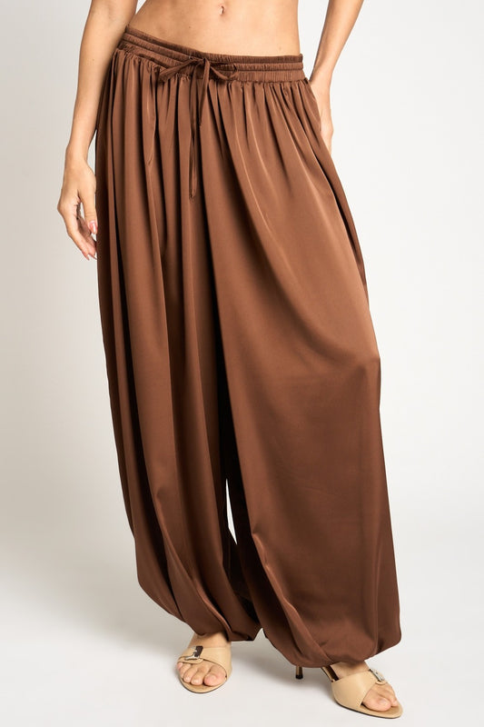 Cinnamon Satin Dream Pants