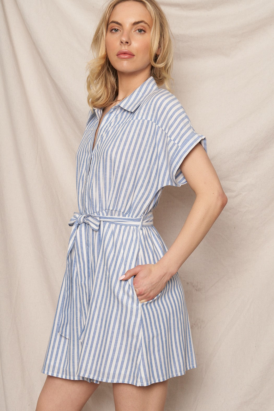 Seaside Stroll Shirt Dress