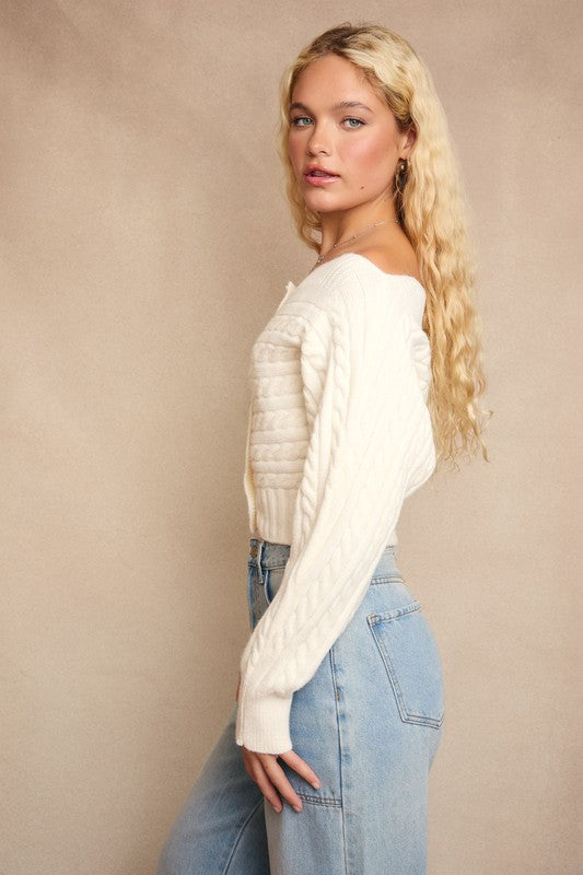 Angel Drape Sweater Top