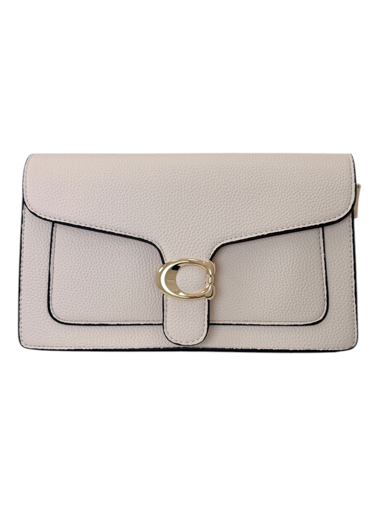 Minimalist Faux Leather Crossbody Bag