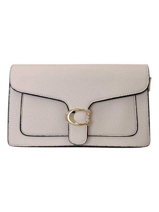 Minimalist Faux Leather Crossbody Bag