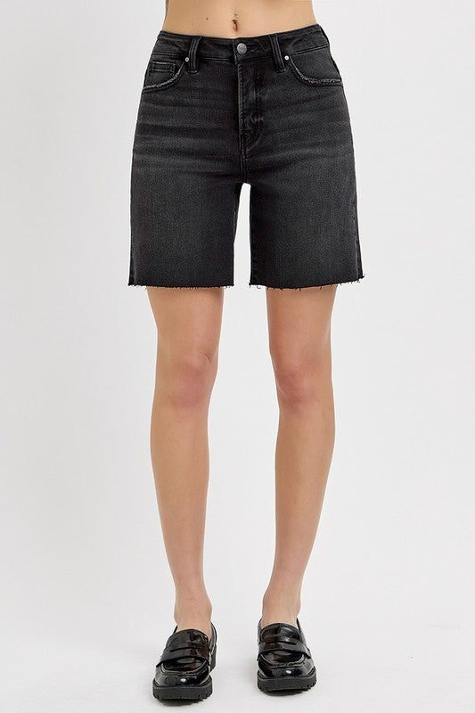 Risen Tummy Control High Rise Mid Length Shorts