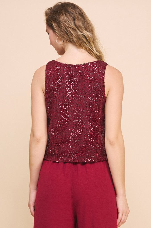 Shining Star Sequin Top