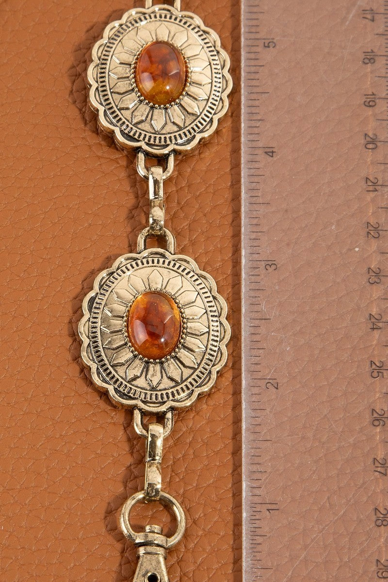 Western Ember Oval Belt