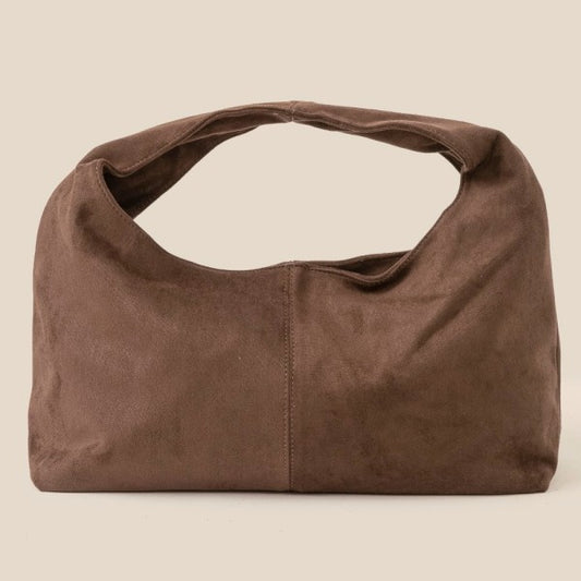 Large Soft Casual Suede Hand Bag
