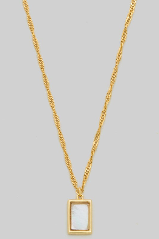 Opaline Dream Pendant Necklace