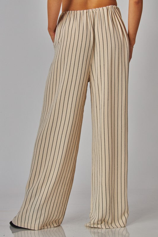 Valencia Tailored Pinstripe Pants